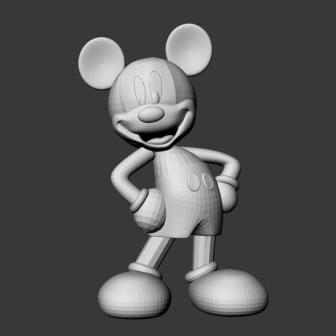 Mickey Mouse 3D Model 3d model