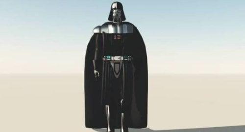 Star Wars Darth Vader Character 3D Model 3d model