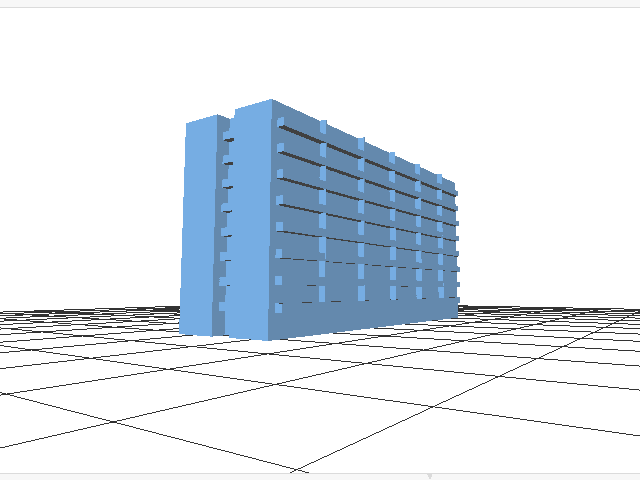 Brutalist architecture models 3d model