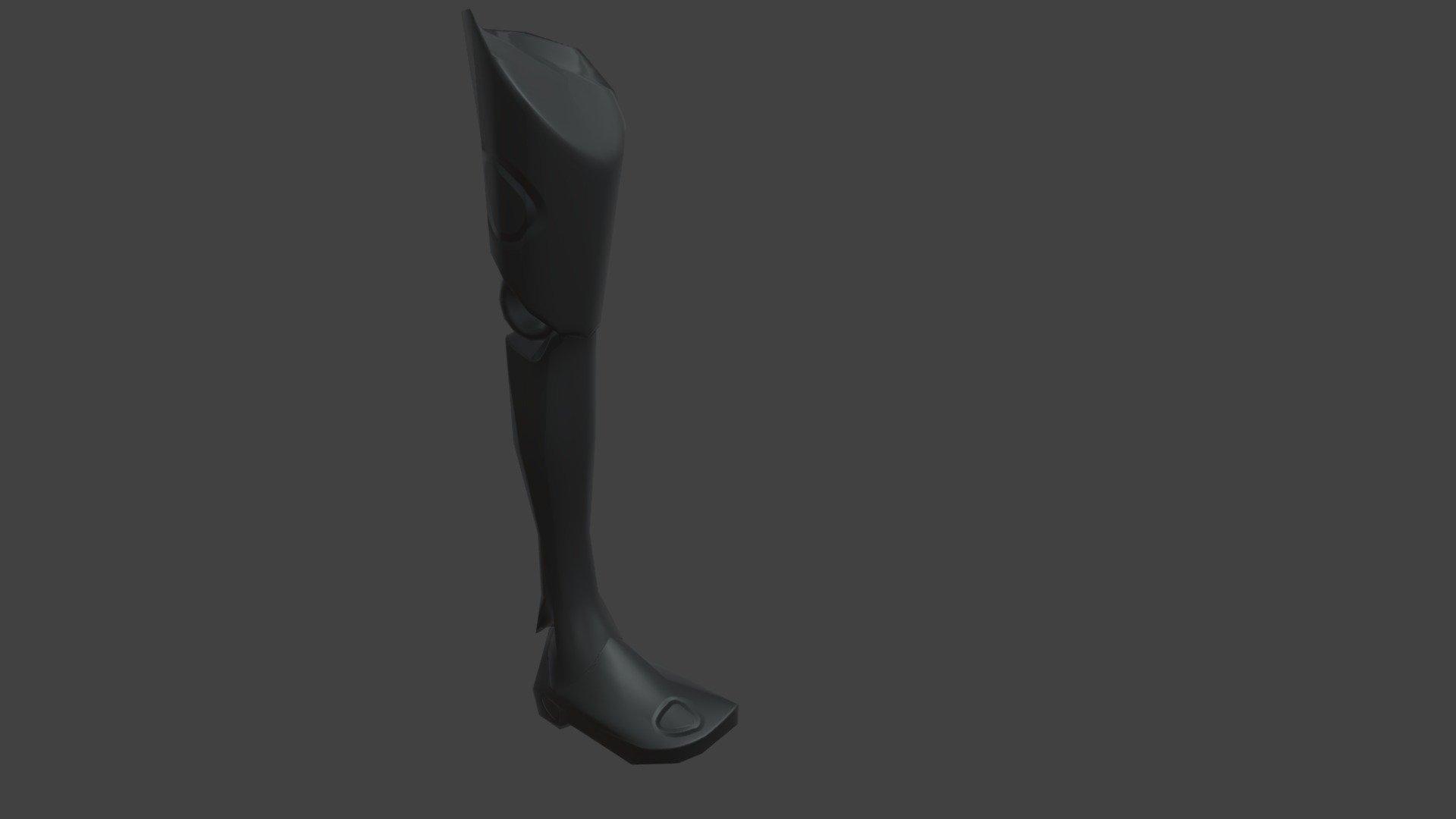 2DAE2E - High Poly Prosthetic Leg Version 2 3d model