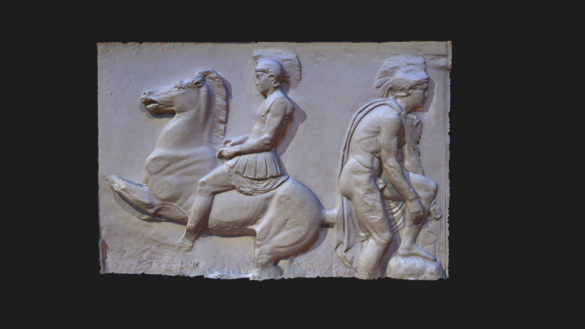 Ancient Greek Relief Scan - British Museum 3d model
