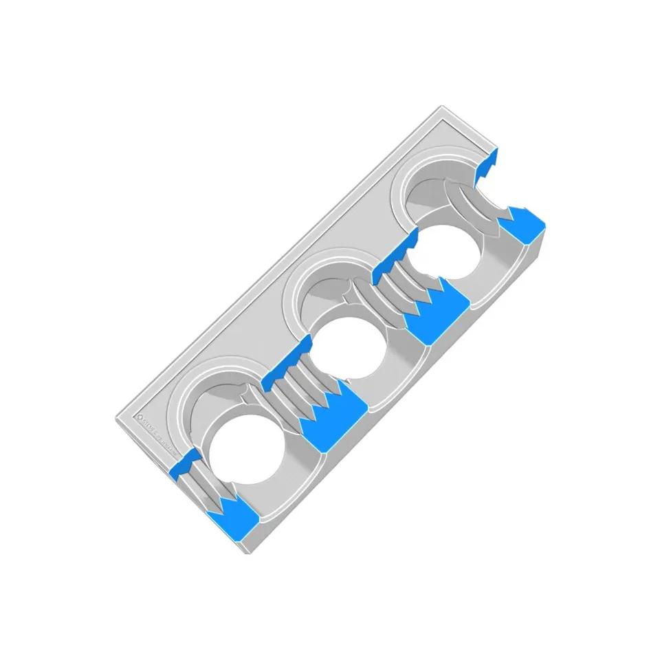 STEMFIE - Parts - Beams - Straight - Threaded Ends - Double-ended 3d model