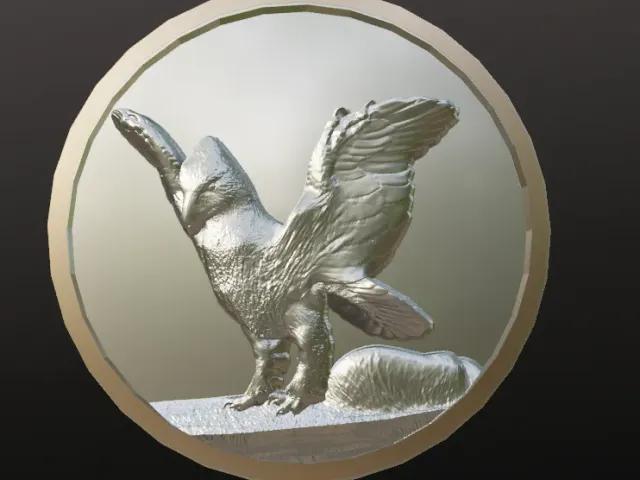 Anchiornis Coin 3d model