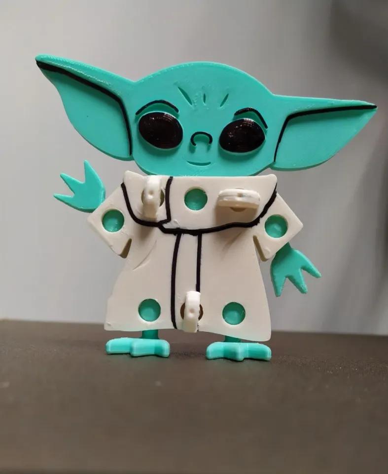 Baby Yoda STEMFIE toy 3d model