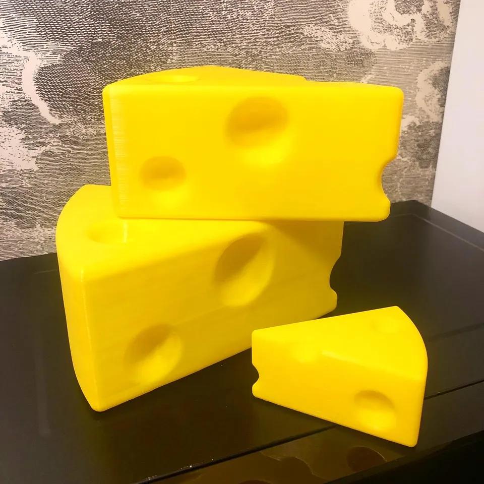 Cheese tabletop decoration 3d model