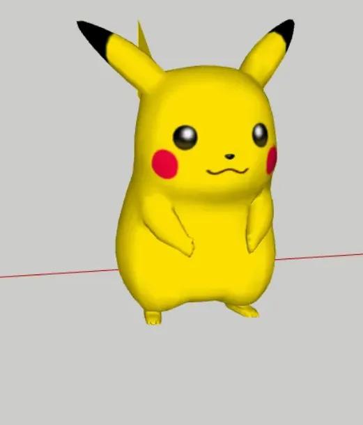 Pikachu 3d model