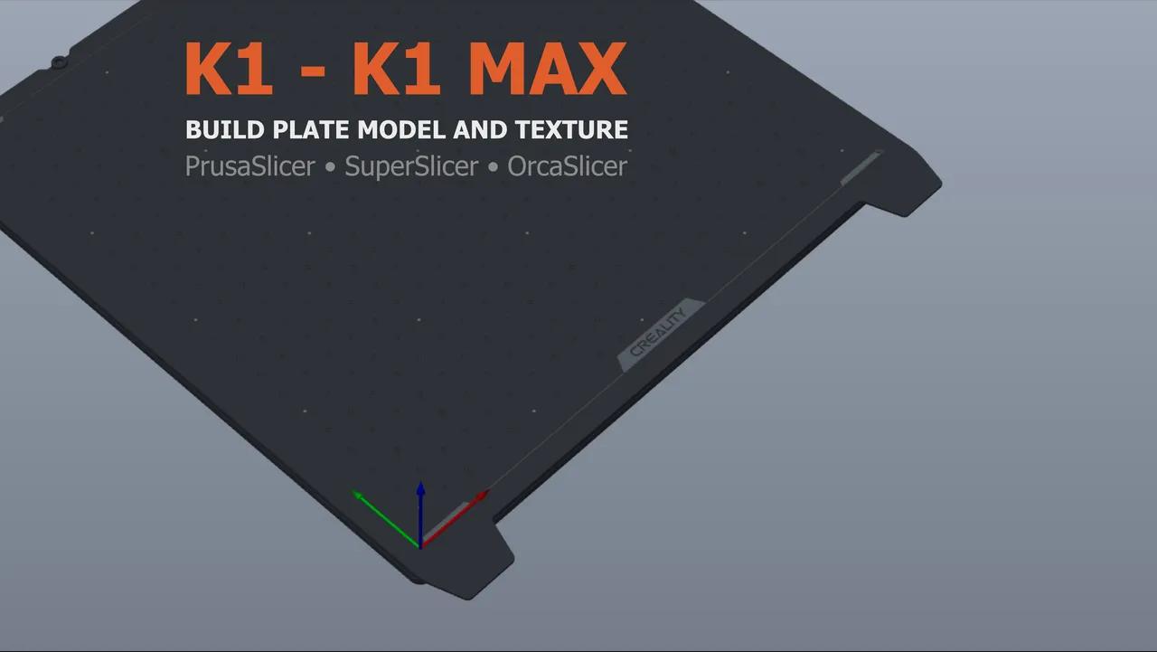 Creality Build plate models - K1, Ender-3, Ender-5, CR-10 SE 3d model