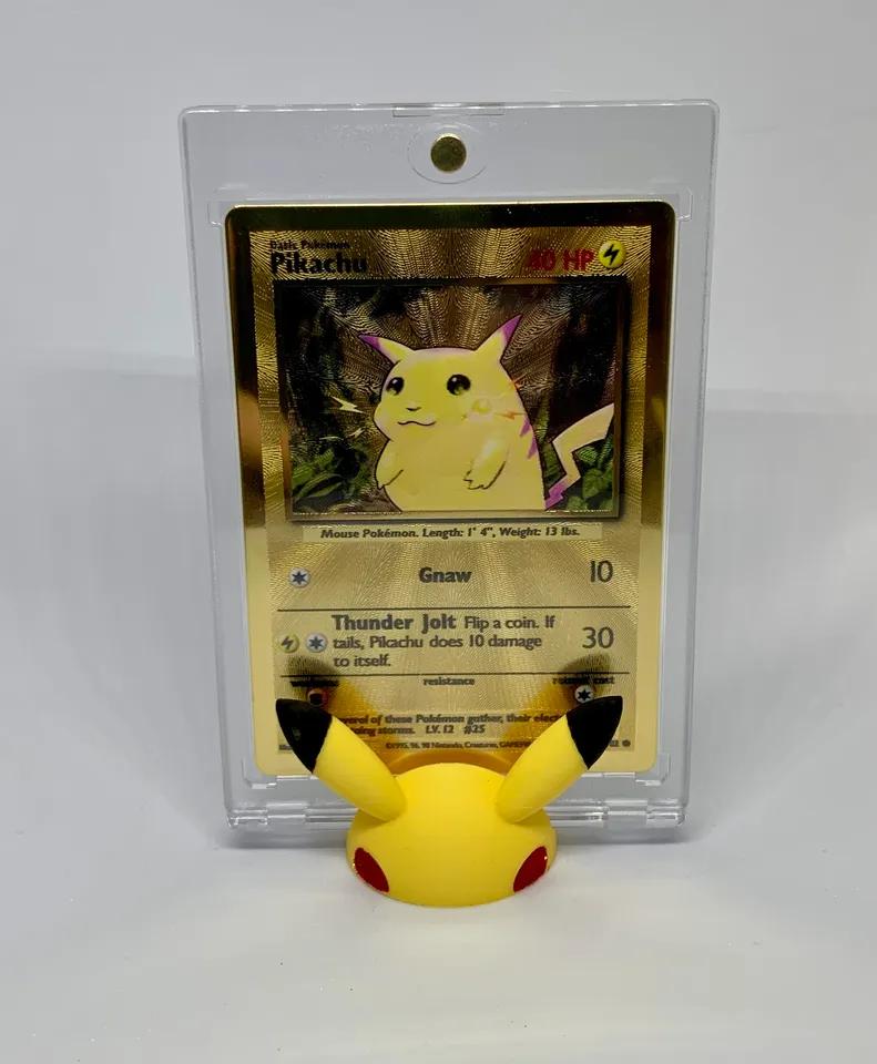 Pikachu Pokemon card stand 3d model