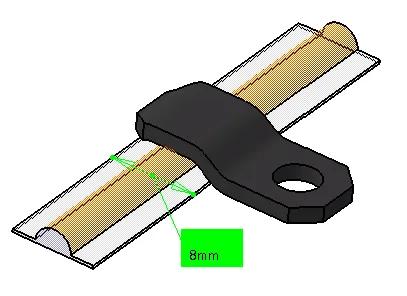 LED-Strip Clip / Holder 3d model