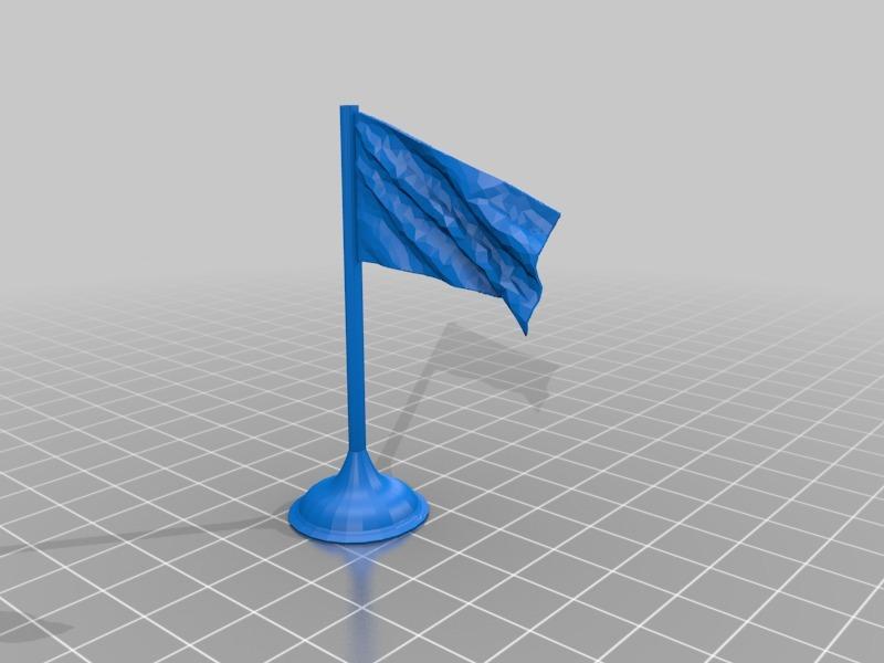 flag 3d model