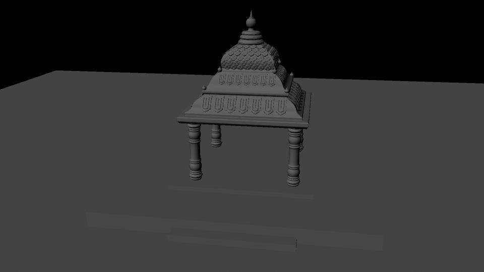Temple Architecture| Mandir | Lal bahadur naidu 3d model