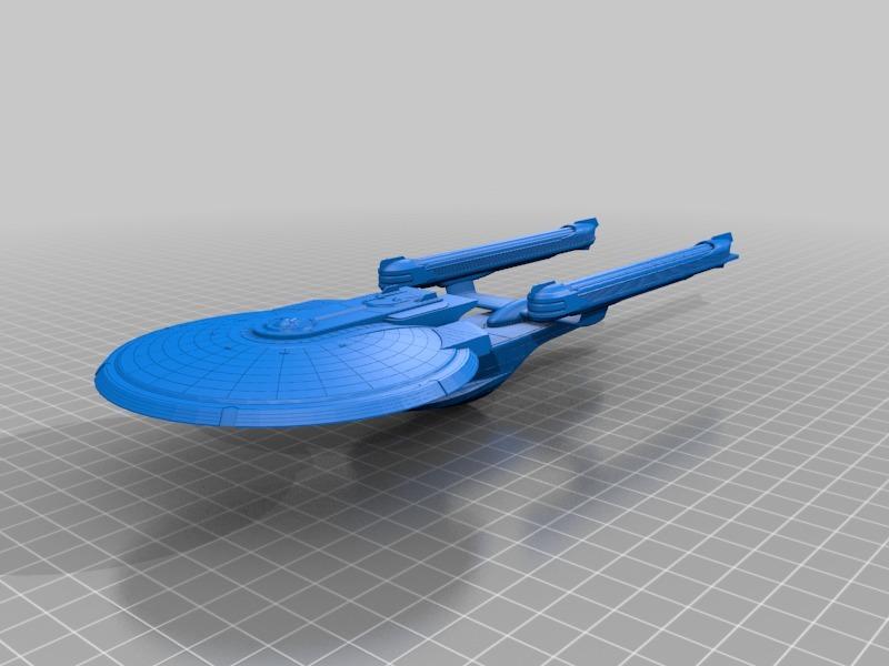 Star Trek Enterprise NCC-1701-B 1:2000 3d model