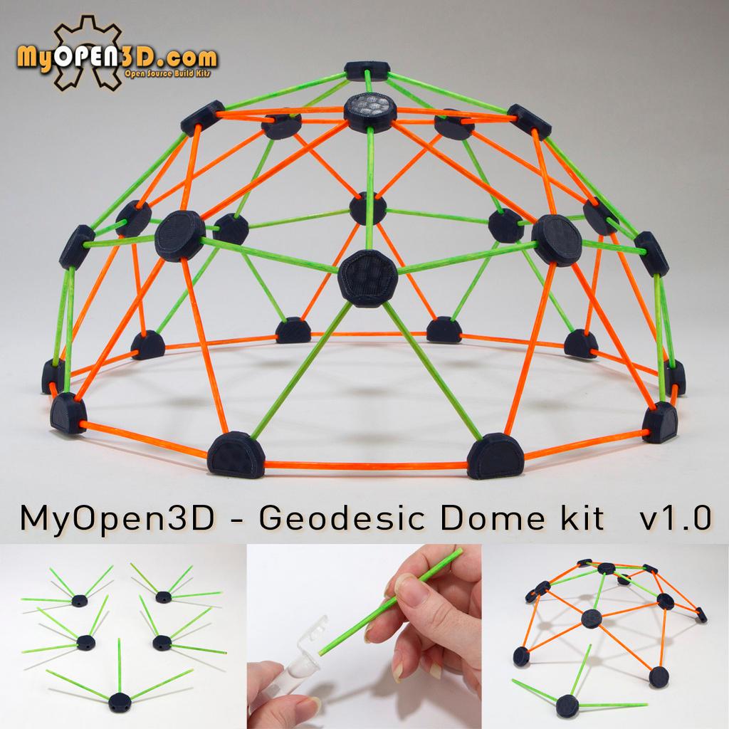 MyOpen3D - Geodesic Dome Kit 3d model