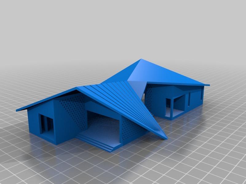 Architecture model 3d model