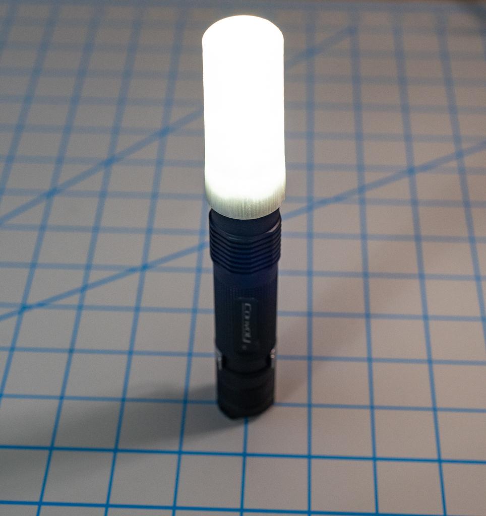 Diffuser for Convoy S series flashlights and 24mm flashlights 3d model