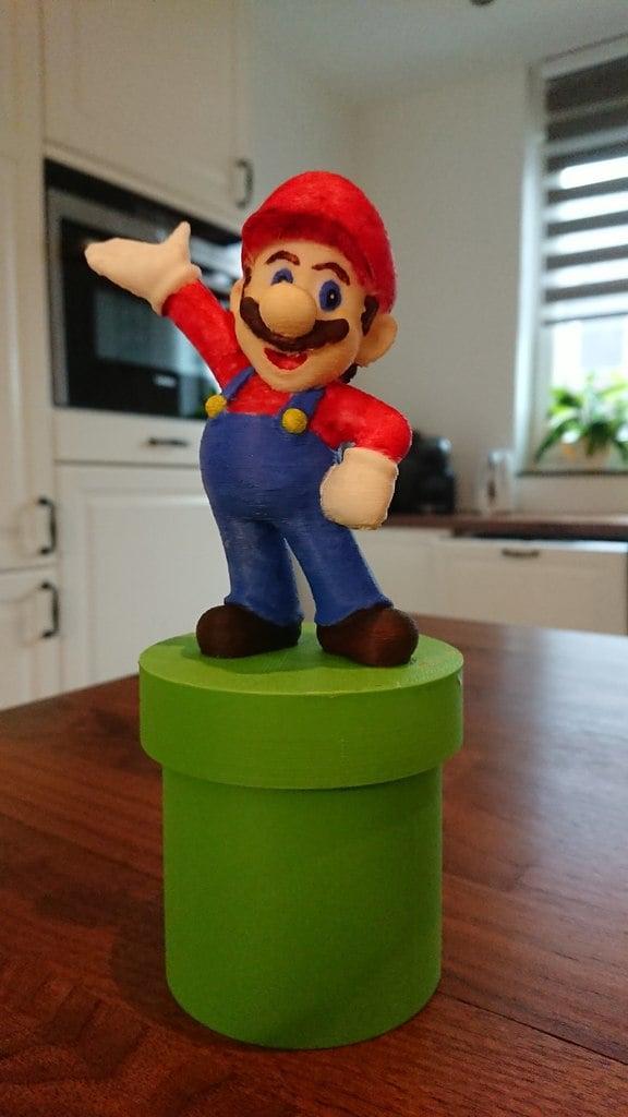 Mario pipe 3d model
