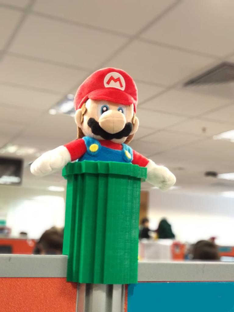 Mario Pipe 4 cubicle 3d model