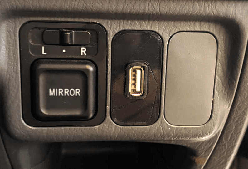 Honda Civic switch panel for USB Connecter  3d model