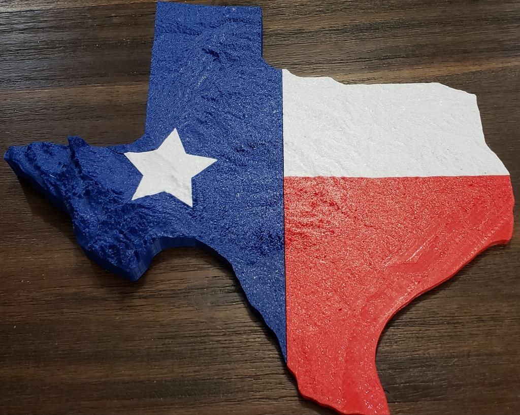 Texas Flag 3d model