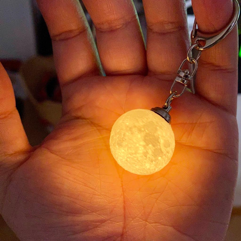 NASA CGI Moon Kit 2019 Moon Lamp 1 inches keyring 3d model