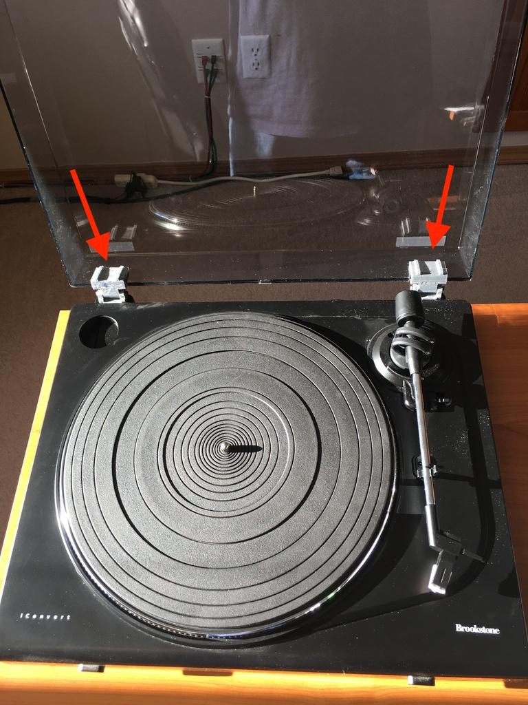 Brookstone Turntable Hinges for iConvert 3d model