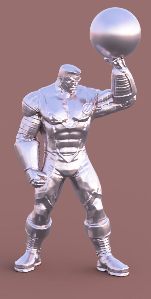 Colossus mod Deadpool Pinball 3d model