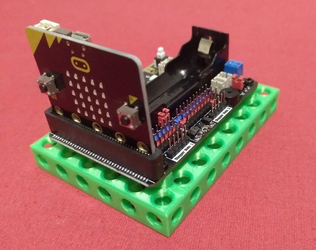Microbit base with Stemfie compatibility  3d model