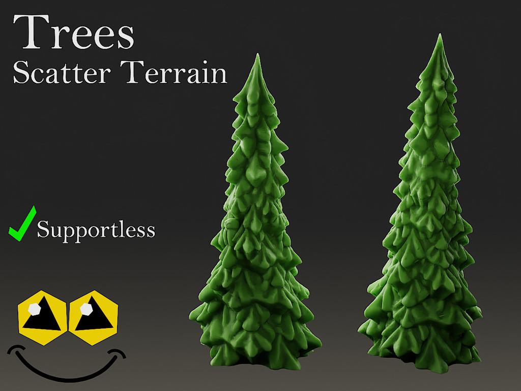 Trees - Tabletop Terrain 3d model