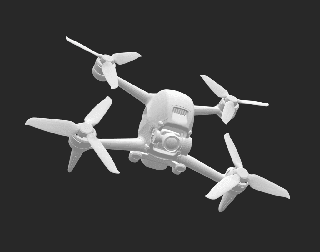DJI FPV Drone 3d model
