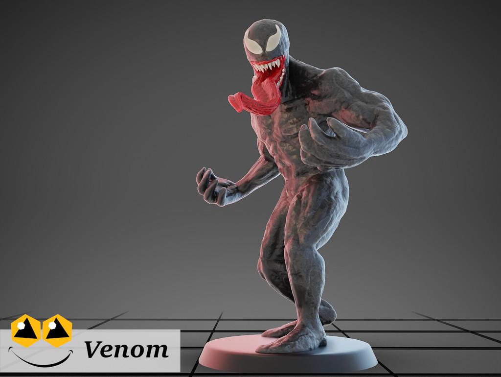 Venom - Tabletop Miniature 3d model