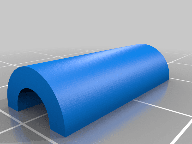 Isuzu Sun Visor Tube Halfshells 3d model