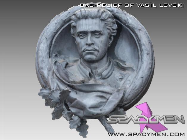 Bas-relief of Vasil Levski 3d model
