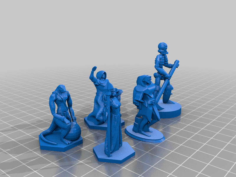 Dungeons and Dragons Miniatures 3d model