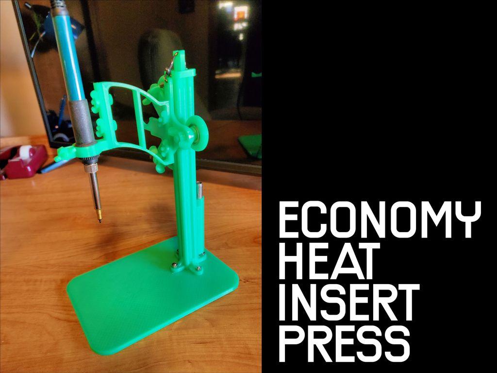 Economy Heat Set Insert Press 3d model