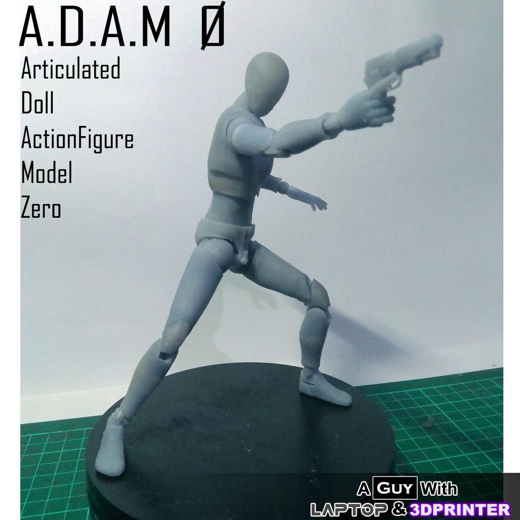 RESIN A.D.A.M 0 (ARTICULATED DOLL ACTIONFIGURE MODEL 0) ACTION FIGURE VER.03 3d model