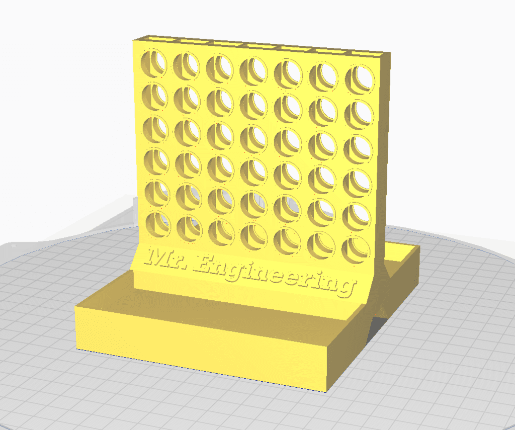 Connect 4 Game by Mr. Engineering 3d model