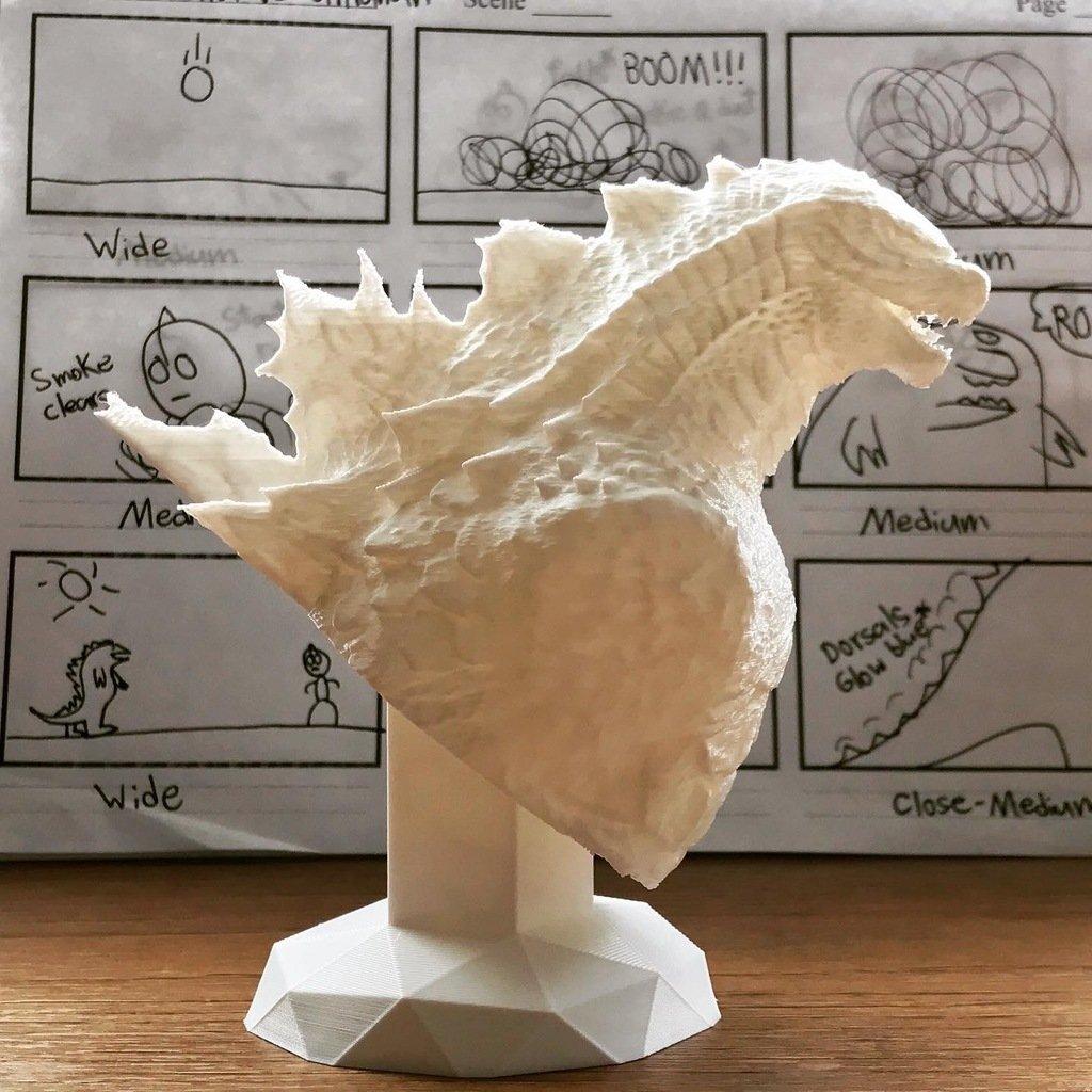 Godzilla Bust (Monsterverse) 3d model