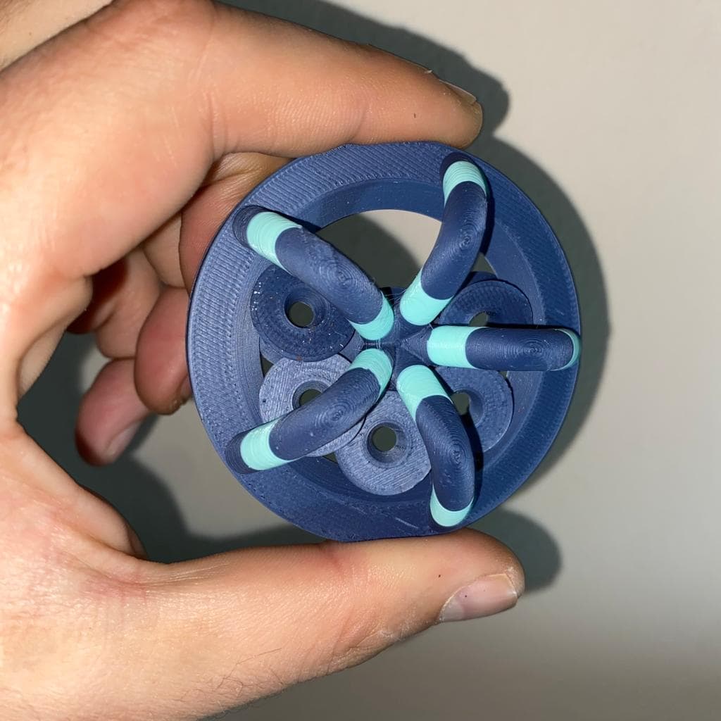 Fidget Aa Double Clicking Wheel EDC Fidget Toy - 3D model by Shanna3D on Thangs