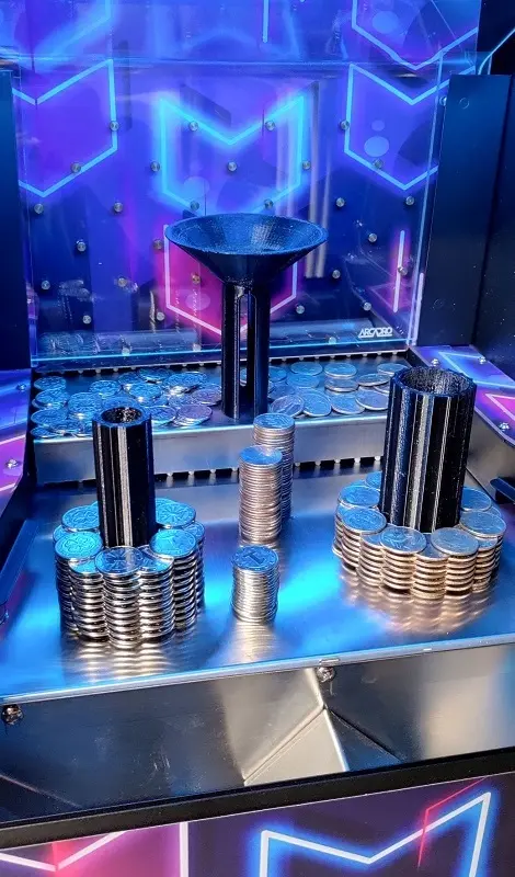 Coin Rack Tower Coin Pusher Towers - 3D model by George-Corrigan on Thangs