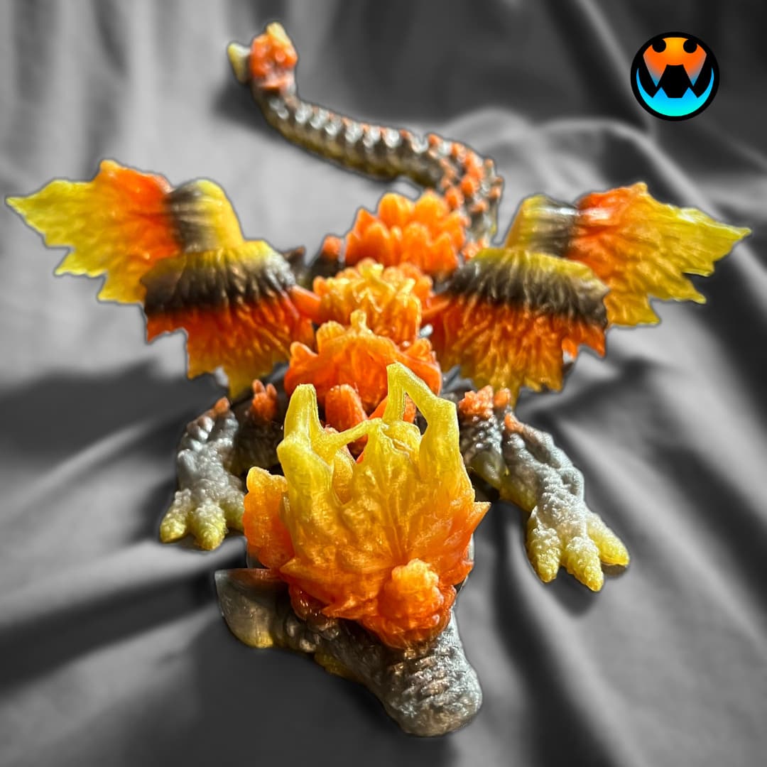 Autom Dragon Autumn Dragon - 3D model by Cinderwing3D on Thangs