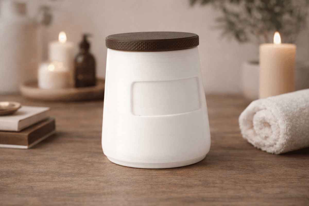 Remix Container Minimal Storage Jar with Lid – Modern Container - 3D model by ...