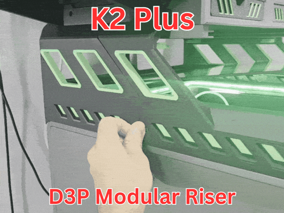 D3d Riser D3P Riser for Creality K2 Plus - 3D model by Darren 3d Print on Thangs