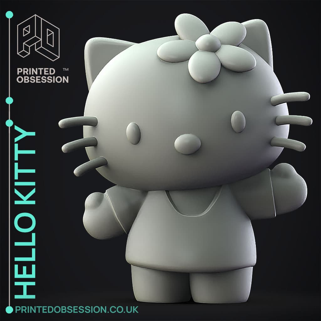 Hello Vee Modeling Hello Kitty - Fan Art - 3D model by printedobsession on Thangs