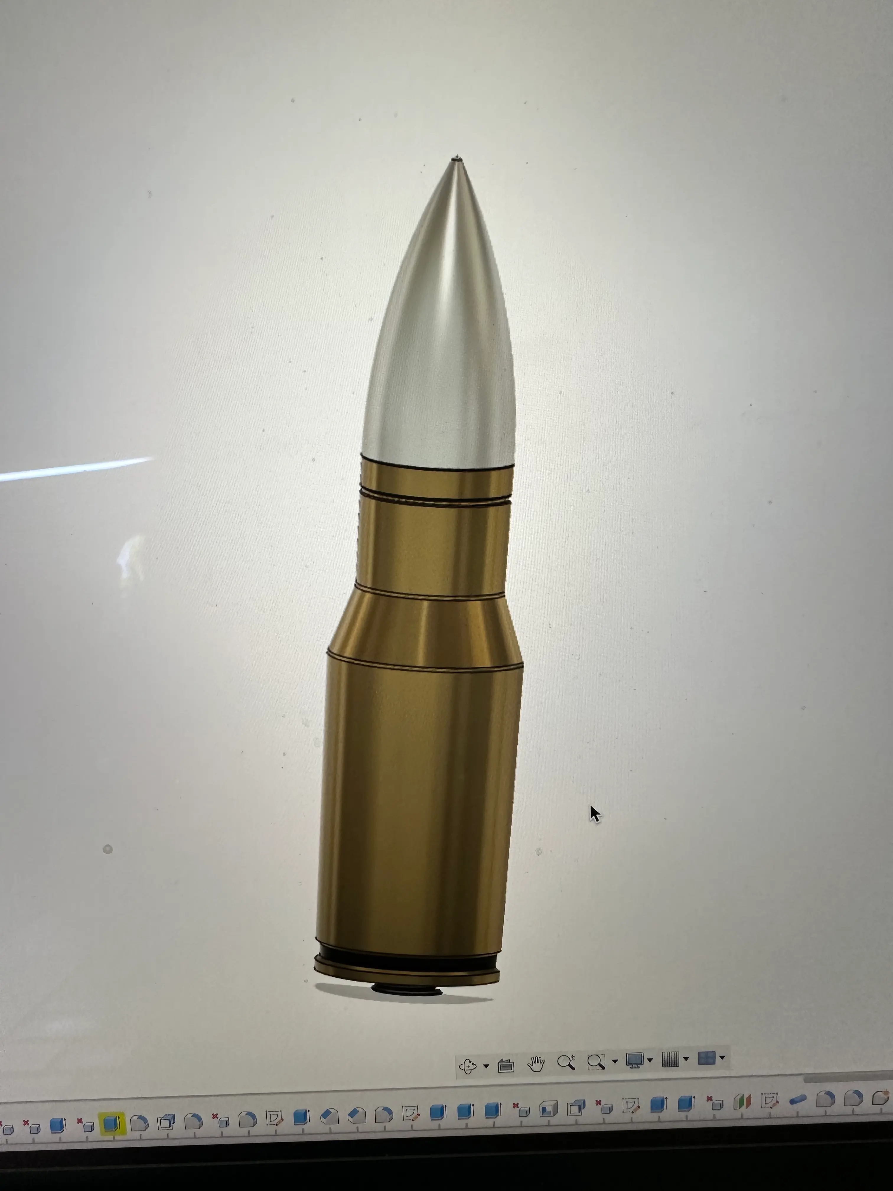 Large Calliber Shell Icon .50 caliber shell beer bottle koozie - 3D model by thelightspd on Thangs