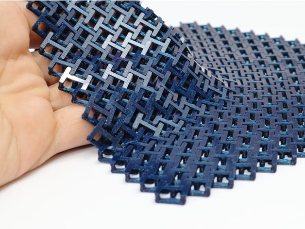 Chainmail - 3D Printable Fabric - 3D model by flowalistik on Thangs