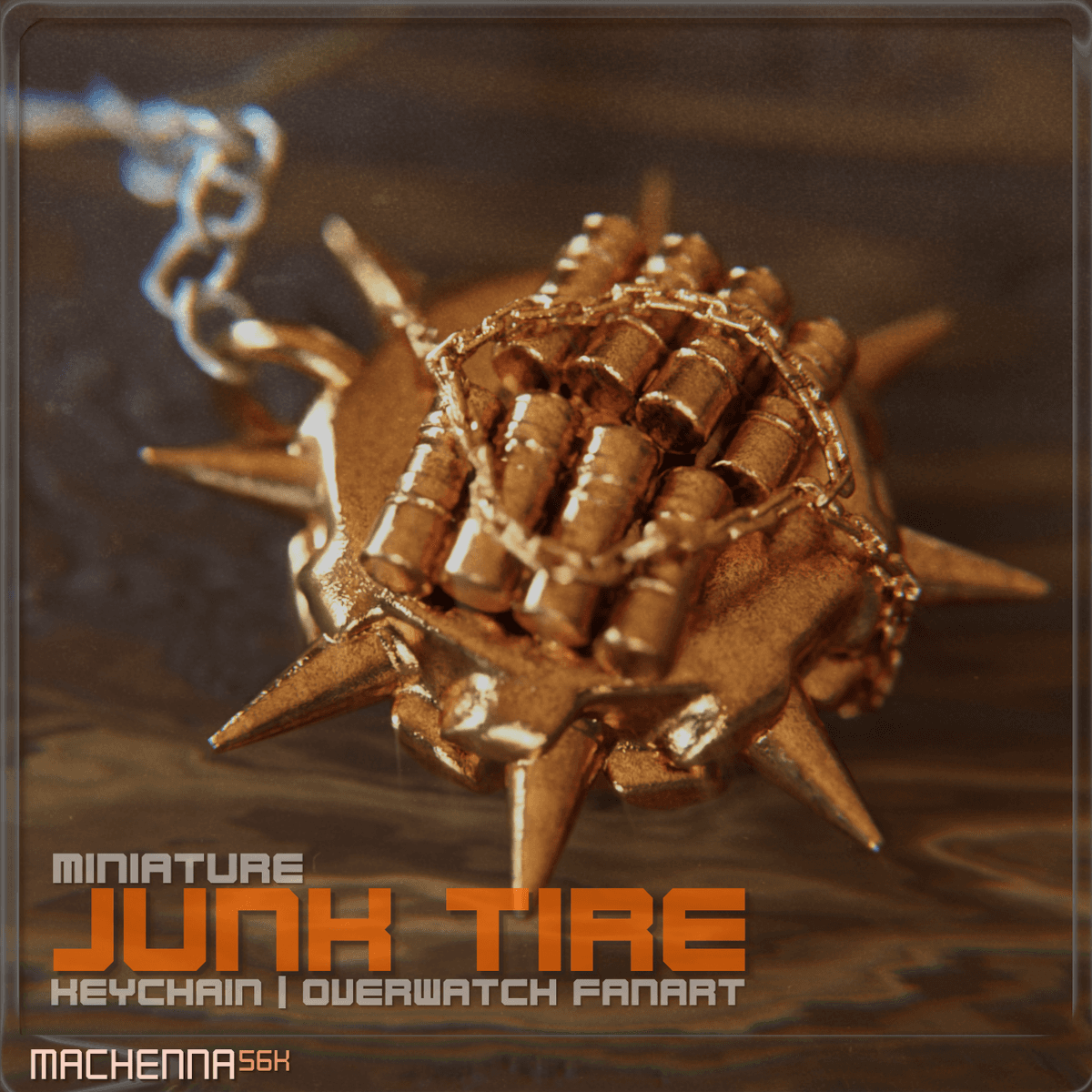 Junkrat Chain Mini Junkrat Tire Keychain | Overwatch Fanart - 3D model by Machenna56k ...