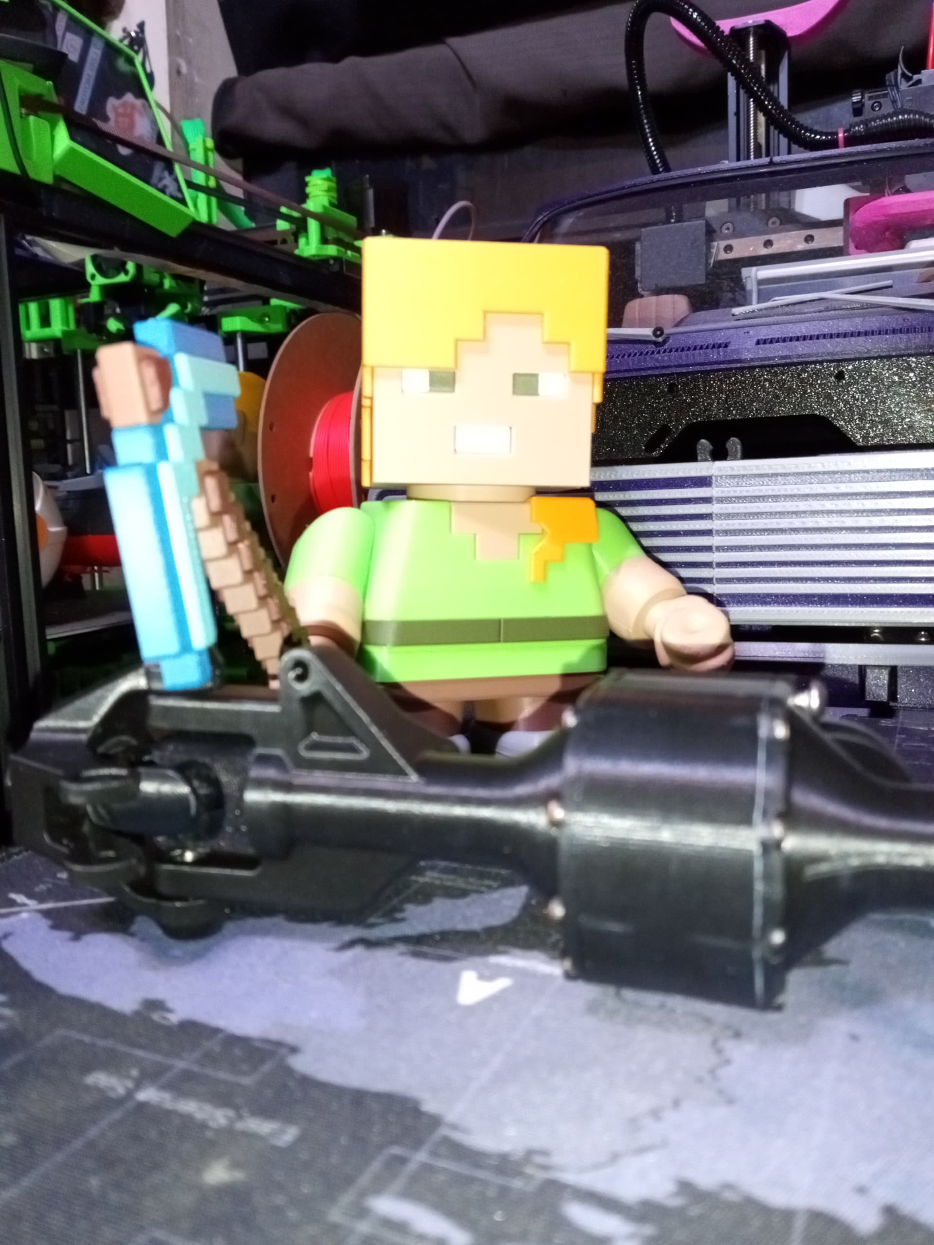 Alex Kit Minechunk Alex - Minecraft Kit | No Supports, No AMS, No Glue - 3D ...