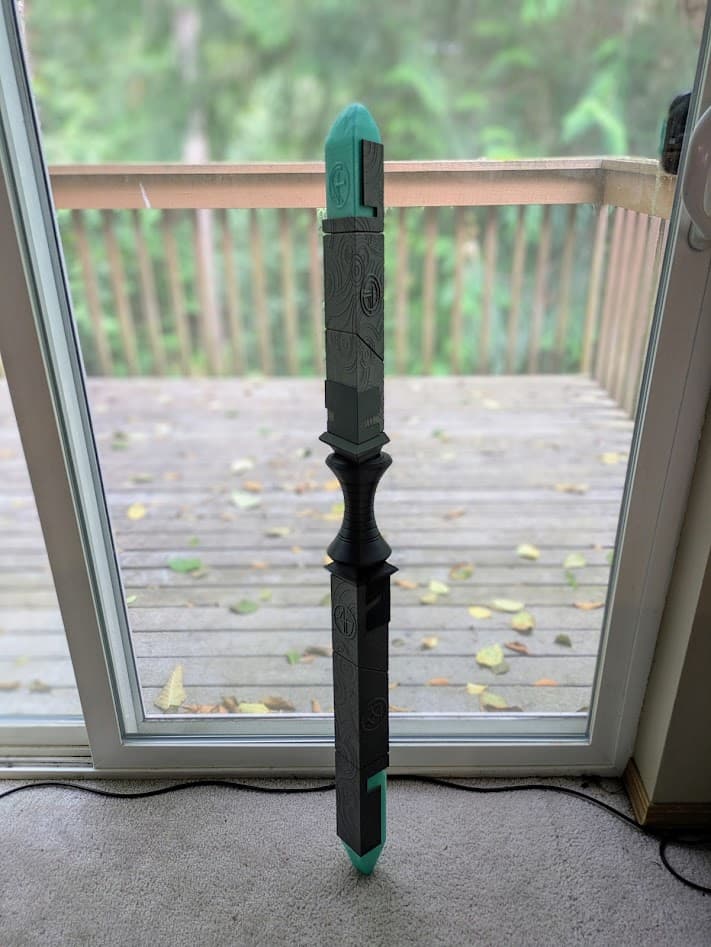 Ruby Rod Dnd Make of Rod of Seven Parts Cosplay Prop from Vecna: Eve of Ruin DnD ...