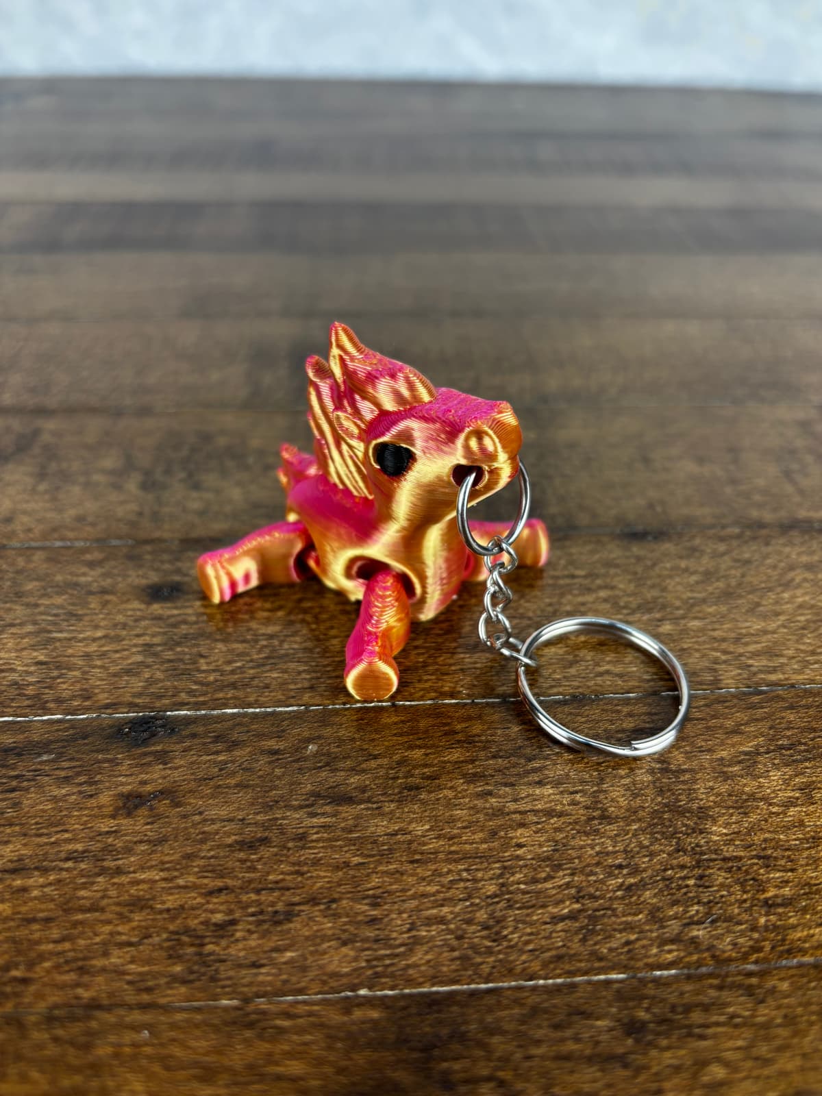 Firestar Keychain Fire Horse Fidget Keychain - 3D model by Built Over Bot on Thangs