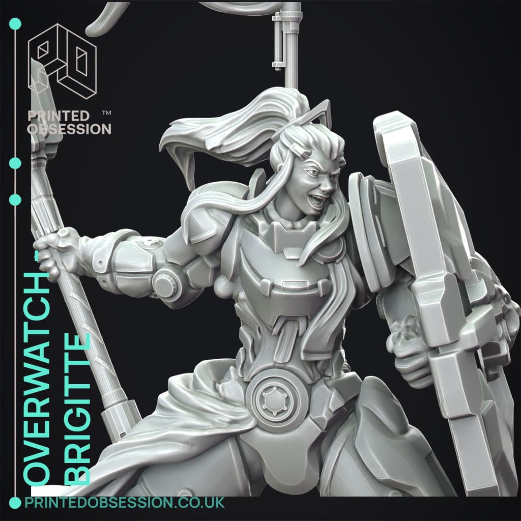 Overwatch Revit Model Brigitte - Overwatch - Fan Art - 3D model by printedobsession on Thangs